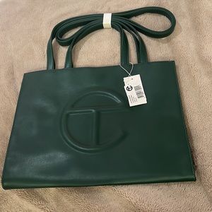 Telfar Dark Olive Medium Shopping Bag NWT w all original packaging Authenic